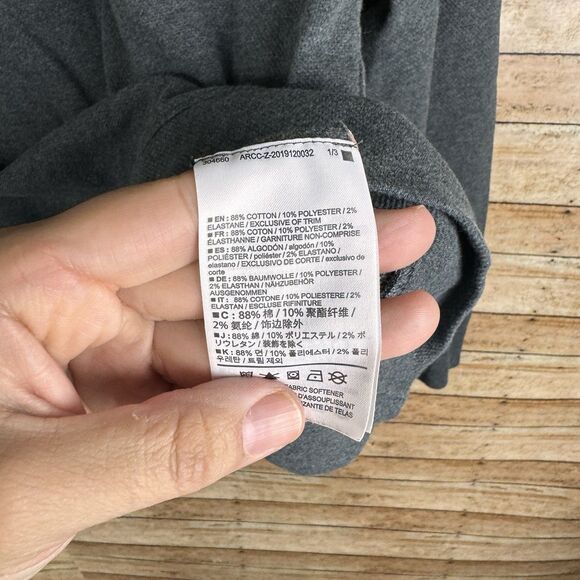 Arc'teryx Women's Sz XL Charcoal Gray Heather Momenta Centre Pullover Sweatshirt - Picture 3 of 6